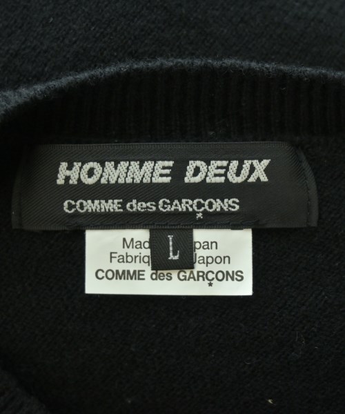 COMME des GARCONS HOMME DEUX（コムデギャルソンオムドゥ）ニット・セーター 黒 サイズ:L メンズ/2200689732294