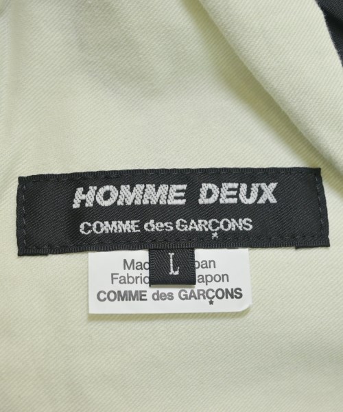 COMME des GARCONS HOMME DEUX（コムデギャルソンオムドゥ）スラックス 黒 サイズ:L メンズ/2200689732317