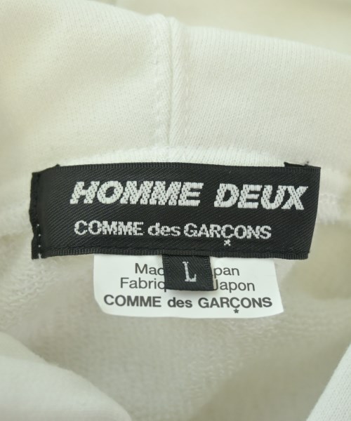 COMME des GARCONS HOMME DEUX（コムデギャルソンオムドゥ）パーカー 白 サイズ:L メンズ/2200689732324