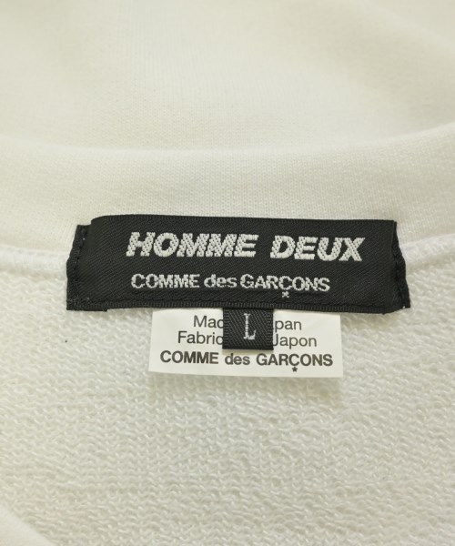 COMME des GARCONS HOMME DEUX（コムデギャルソンオムドゥ）スウェット 白 サイズ:L メンズ/2200689732331