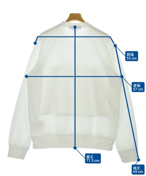 COMME des GARCONS HOMME DEUX（コムデギャルソンオムドゥ）スウェット 白 サイズ:L メンズ/2200689732331