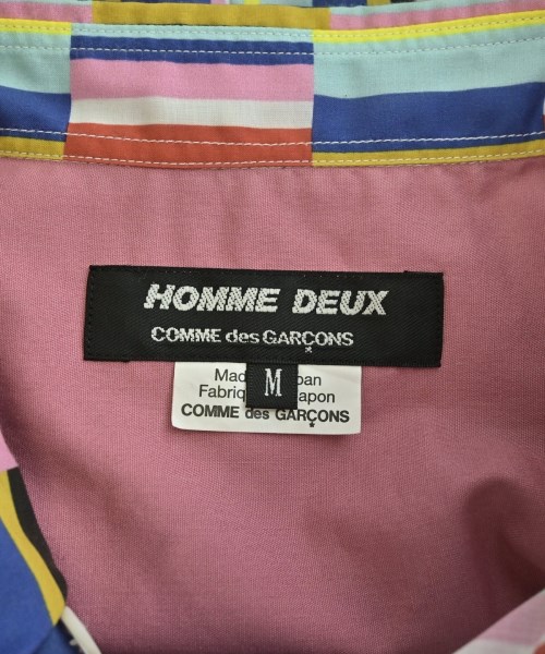 COMME des GARCONS HOMME DEUX（コムデギャルソンオムドゥ）カジュアルシャツ ピンク サイズ:M メンズ/2200689732447