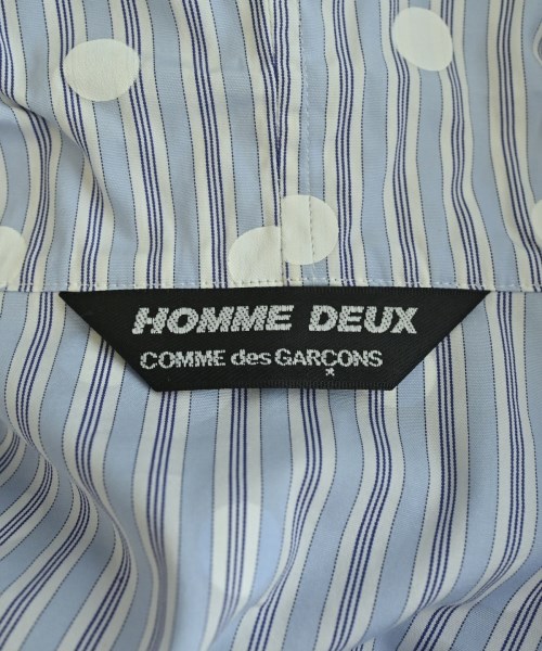 COMME des GARCONS HOMME DEUX（コムデギャルソンオムドゥ）カジュアルシャツ 青 サイズ:M メンズ/2200689732515