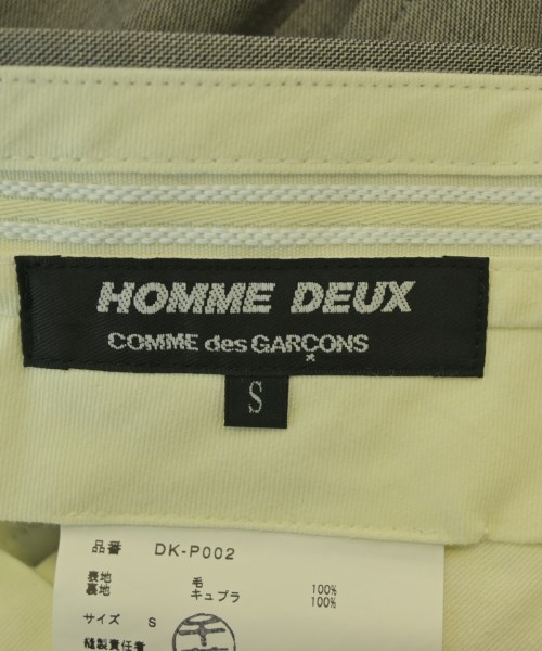 COMME des GARCONS HOMME DEUX（コムデギャルソンオムドゥ）スラックス グレー サイズ:S メンズ/2200690005042