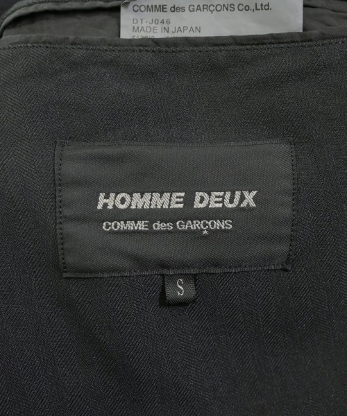 COMME des GARCONS HOMME DEUX（コムデギャルソンオムドゥ）テーラードジャケット 黒 サイズ:S メンズ/2200684382104