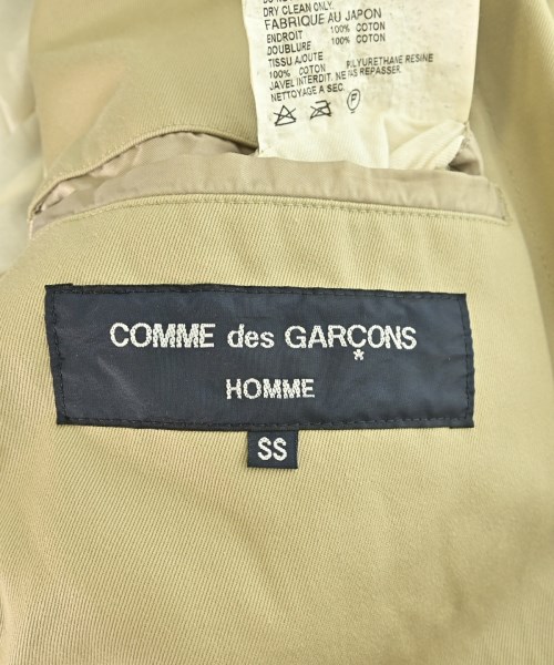 COMME des GARCONS HOMME（コムデギャルソンオム）カジュアルジャケット ベージュ サイズ:XS メンズ/2200686418016
