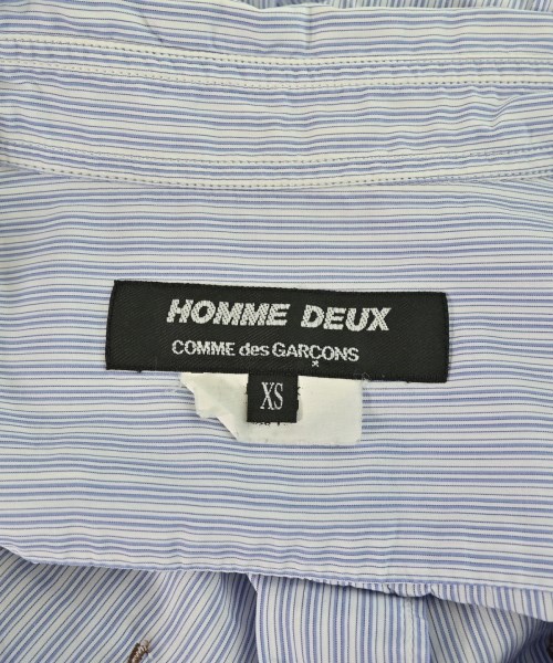 COMME des GARCONS HOMME DEUX（コムデギャルソンオムドゥ）カジュアルシャツ 青 サイズ:XS メンズ/2200686418047
