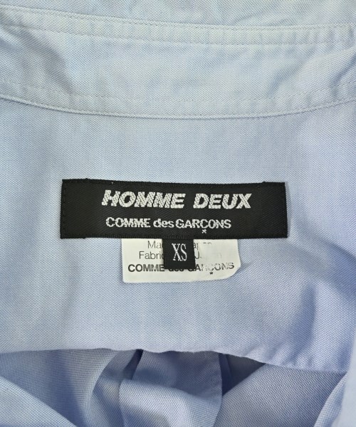 COMME des GARCONS HOMME DEUX（コムデギャルソンオムドゥ）カジュアルシャツ 青 サイズ:XS メンズ/2200686418054