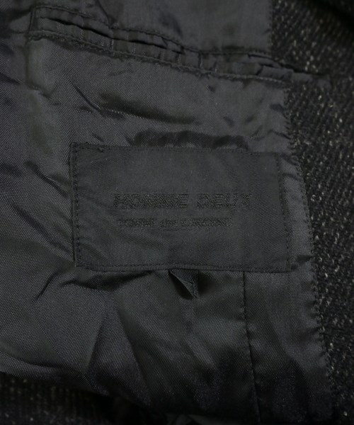 COMME des GARCONS HOMME DEUX（コムデギャルソンオムドゥ）ジャケット 黒 サイズ:S メンズ/2200686882015