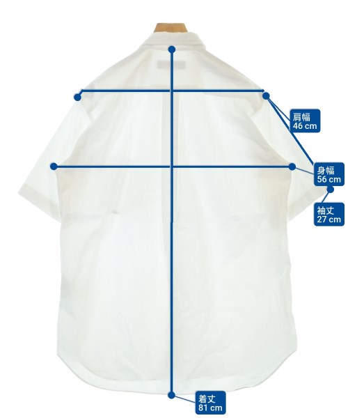 COMME des GARCONS HOMME DEUX（コムデギャルソンオムドゥ）カジュアルシャツ 白 サイズ:XL メンズ/2200691205038