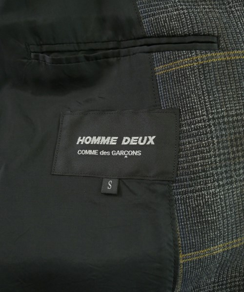 COMME des GARCONS HOMME DEUX（コムデギャルソンオムドゥ）テーラードジャケット グレー サイズ:S メンズ/2200691823041