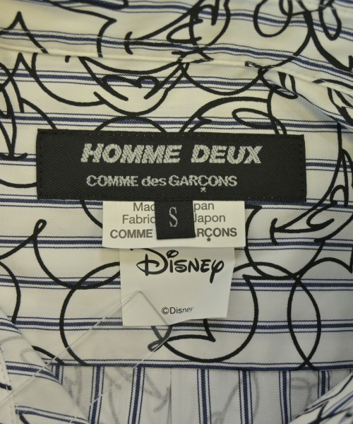 COMME des GARCONS HOMME DEUX（コムデギャルソンオムドゥ）カジュアルシャツ 白 サイズ:S メンズ/2200692178195