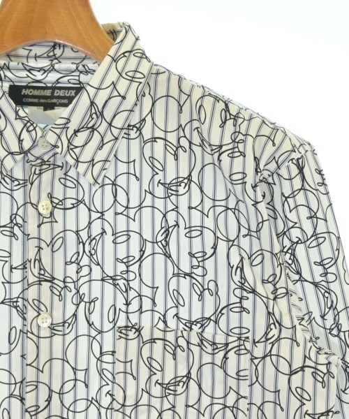 COMME des GARCONS HOMME DEUX（コムデギャルソンオムドゥ）カジュアルシャツ 白 サイズ:S メンズ/2200692178195