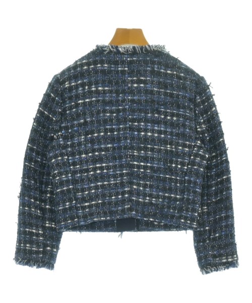BOUTIQUE MOSCHINO（ブティックモスキーノ）ノーカラージャケット 紺 サイズ:40(M位) レディース/2200725631017