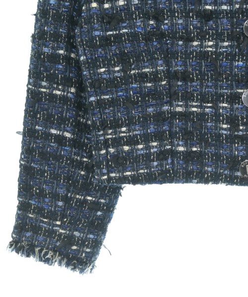 BOUTIQUE MOSCHINO（ブティックモスキーノ）ノーカラージャケット 紺 サイズ:40(M位) レディース/2200725631017