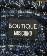 BOUTIQUE MOSCHINO（ブティックモスキーノ）ノーカラージャケット 紺 サイズ:40(M位) レディース/2200725631017
