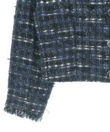 BOUTIQUE MOSCHINO（ブティックモスキーノ）ノーカラージャケット 紺 サイズ:40(M位) レディース/2200725631017