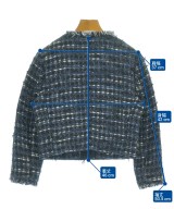 BOUTIQUE MOSCHINO（ブティックモスキーノ）ノーカラージャケット 紺 サイズ:40(M位) レディース/2200725631017