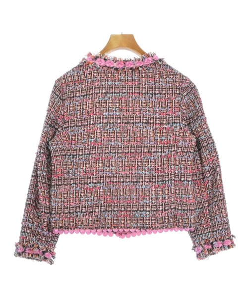 BOUTIQUE MOSCHINO（ブティックモスキーノ）ノーカラージャケット ピンク サイズ:38(S位) レディース/2200682886598