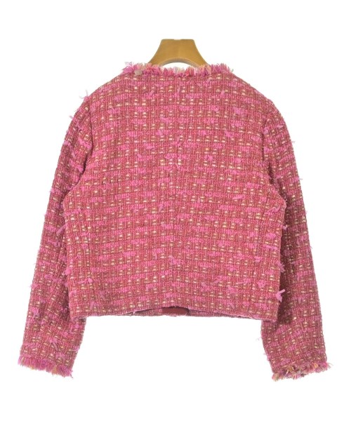 BOUTIQUE MOSCHINO（ブティックモスキーノ）ノーカラージャケット ピンク サイズ:44(L位) レディース/2200687318094