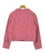 BOUTIQUE MOSCHINO（ブティックモスキーノ）ノーカラージャケット ピンク サイズ:44(L位) レディース/2200687318094