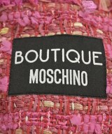 BOUTIQUE MOSCHINO（ブティックモスキーノ）ノーカラージャケット ピンク サイズ:44(L位) レディース/2200687318094
