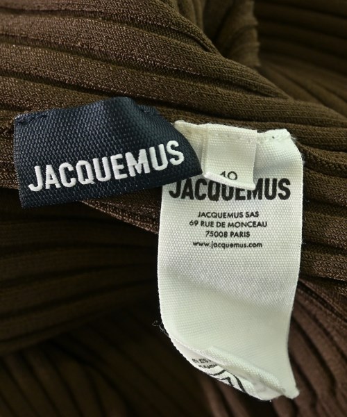 JACQUEMUS（ジャックムス）ニット・セーター 茶 サイズ:40(M位) レディース/2200632043040