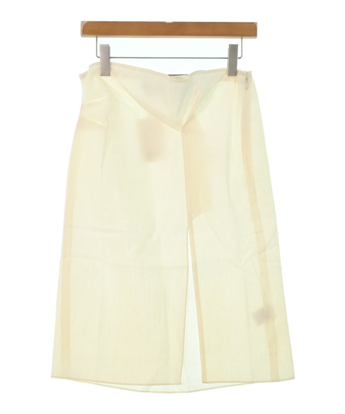 JACQUEMUS（ジャックムス）ひざ丈スカート 黄 サイズ:36(XS位 