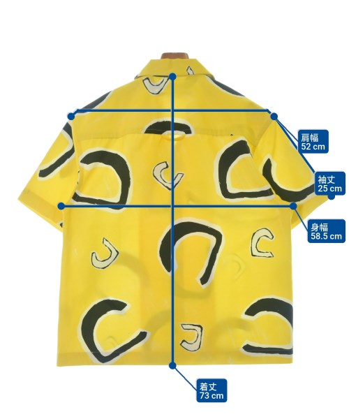 JACQUEMUS（ジャックムス）カジュアルシャツ 黄 サイズ:48(L位) メンズ/2200674301023