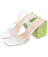 JACQUEMUS（ジャックムス）サンダル 白 サイズ:EU35(21.5cm位) レディース/2200677386591