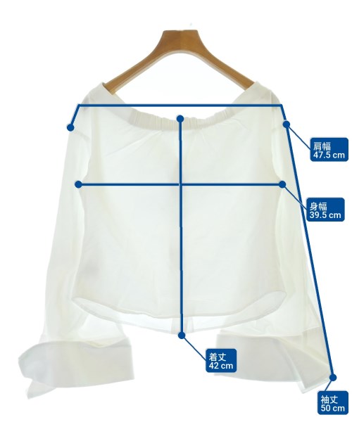 JACQUEMUS（ジャックムス）ブラウス 白 サイズ:36(XS位) レディース/2200679431107