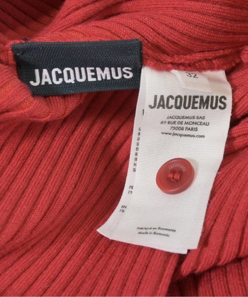 JACQUEMUS（ジャックムス）カーディガン 赤 サイズ:32(XXS位) レディース/2200699720076