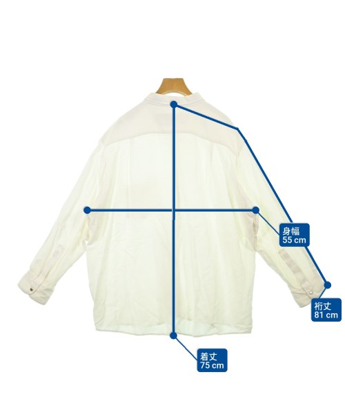 JACQUEMUS（ジャックムス）カジュアルシャツ 白 サイズ:36(XS位) レディース/2200700334018
