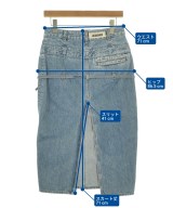 JACQUEMUS（ジャックムス）ひざ丈スカート 紺 サイズ:26(M位) レディース/2200654937013