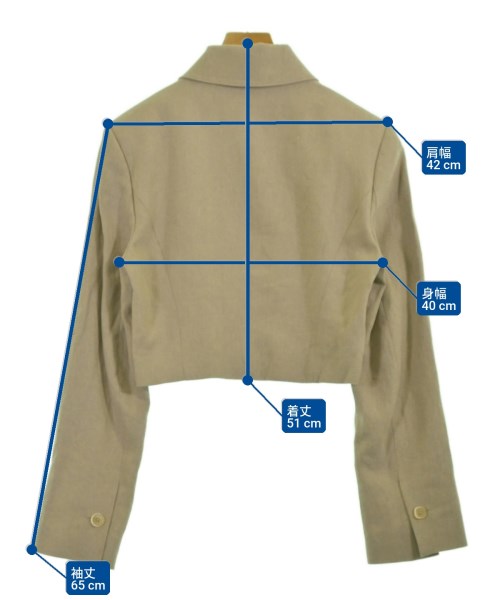 JACQUEMUS（ジャックムス）その他 ベージュ サイズ:38(S位) レディース/2200711867345