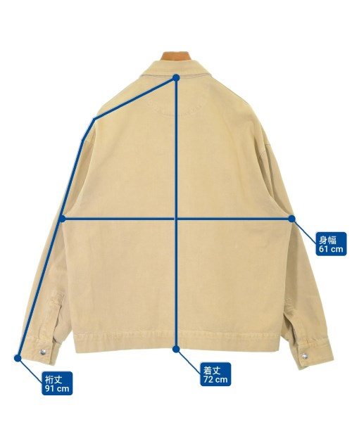 JACQUEMUS（ジャックムス）デニムジャケット ベージュ サイズ:48(L位) メンズ/2200654505021