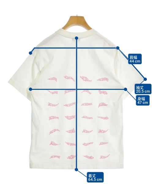 JACQUEMUS（ジャックムス）Tシャツ・カットソー 白 サイズ:XS メンズ/2200704144224