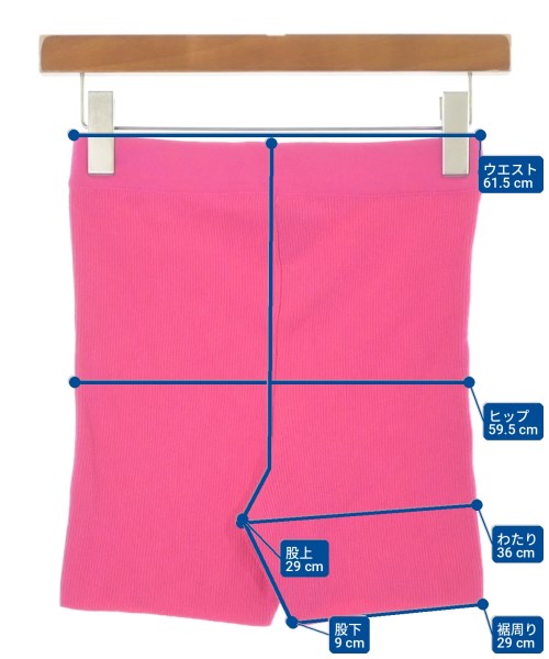 JACQUEMUS（ジャックムス）ショートパンツ ピンク サイズ:36(XS位) レディース/2200706256116