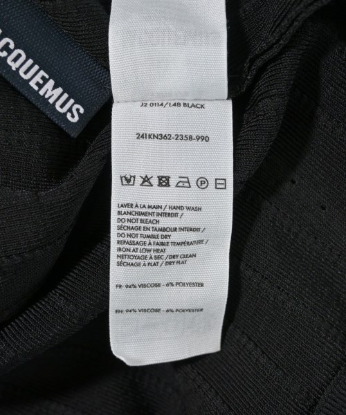 JACQUEMUS（ジャックムス）ロング・マキシ丈スカート 黒 サイズ:38(S位) レディース/2200703555427