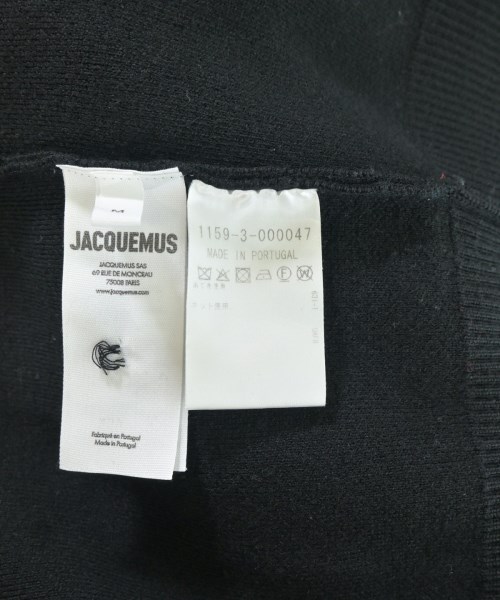 JACQUEMUS（ジャックムス）カーディガン 黒 サイズ:M メンズ/2200706658194