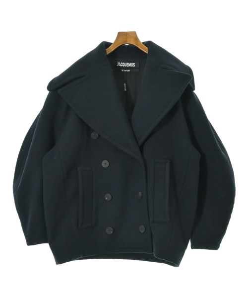 JACQUEMUS(ジャックムス)ピーコート 紺 サイズ:32(XXS位)/2200664172046