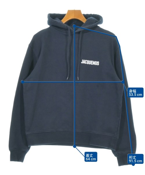 JACQUEMUS（ジャックムス）パーカー 紺 サイズ:S メンズ/2200723574057