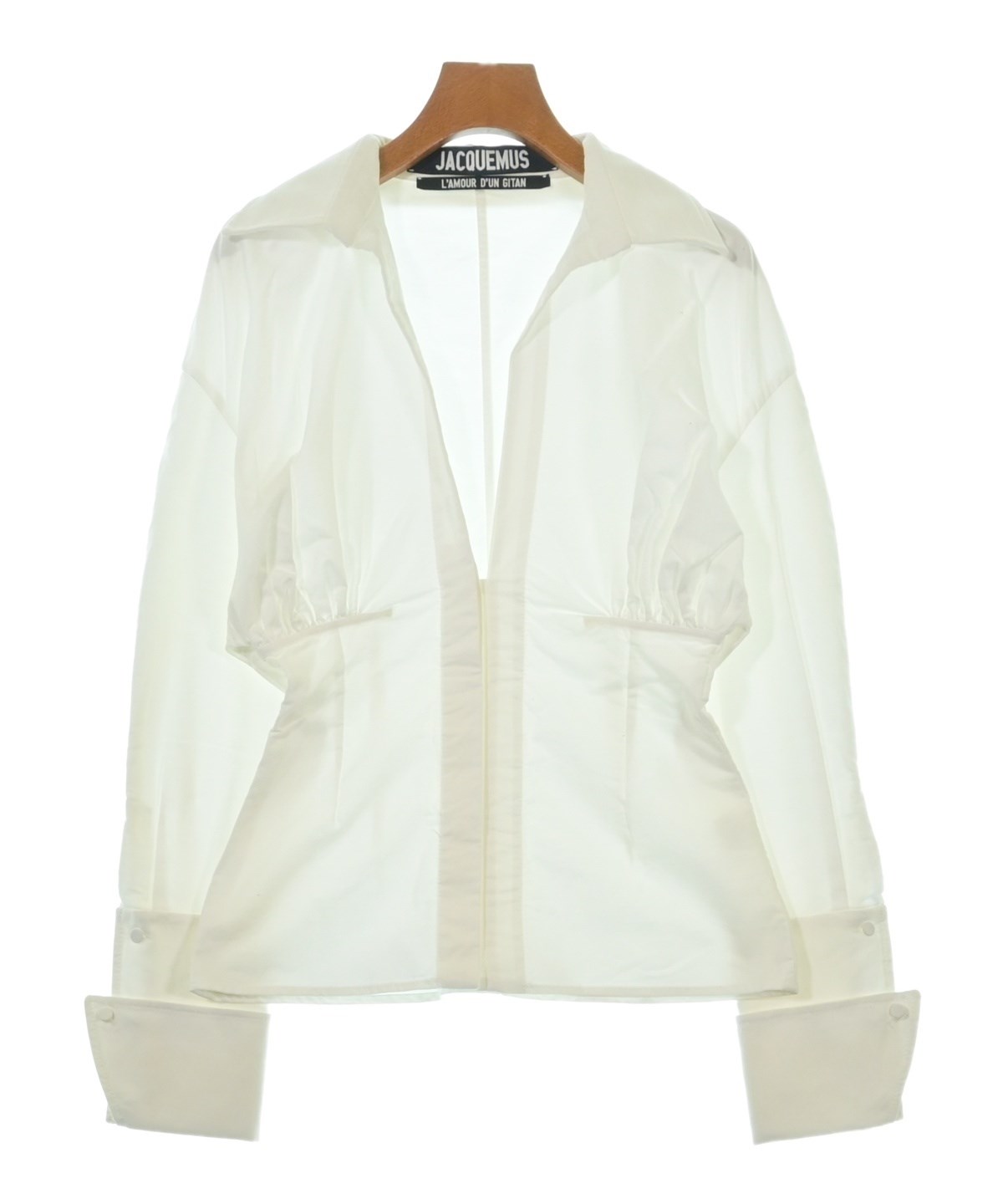 最終値下げ‼️【美品】JACQUEMUS ジャックムス シャツ ブラウス JACQUEMUS（ジャックムス）ブラウス 白 サイズ:36(XS位) レディース
