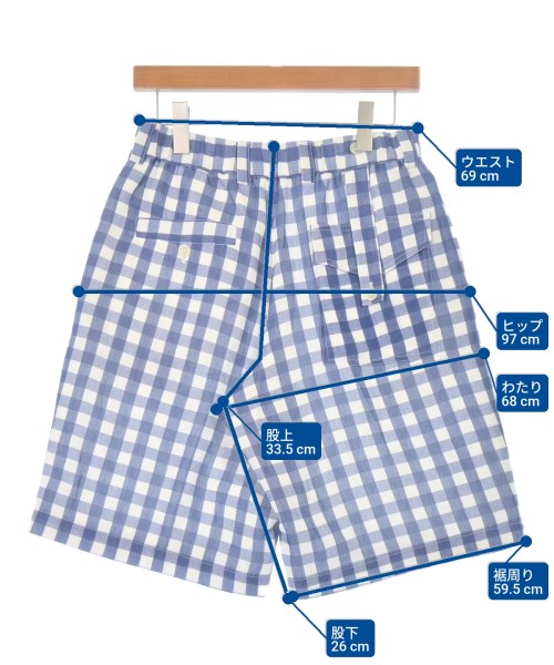 JACQUEMUS（ジャックムス）ショートパンツ 青 サイズ:46(M位) メンズ/2200682313025