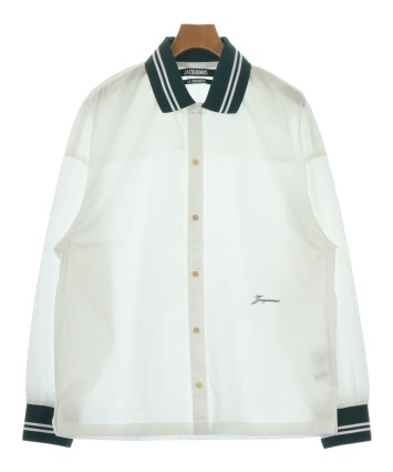 【JACQUEMUS】オープンカラーシャツ 44 JACQUEMUS（ジャックムス）カジュアルシャツ 白 サイズ:44(S位) メンズ