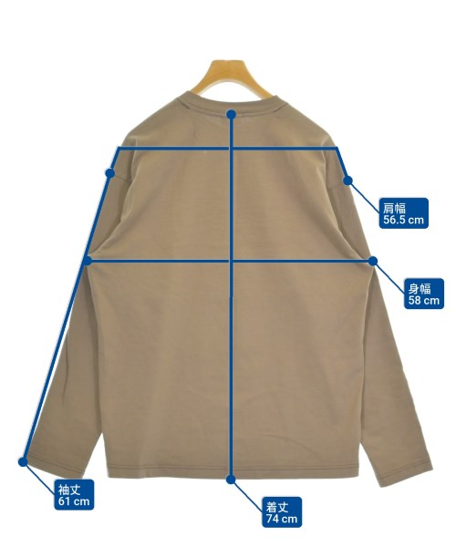 JACQUEMUS（ジャックムス）Tシャツ・カットソー ベージュ サイズ:L メンズ/2200691417073
