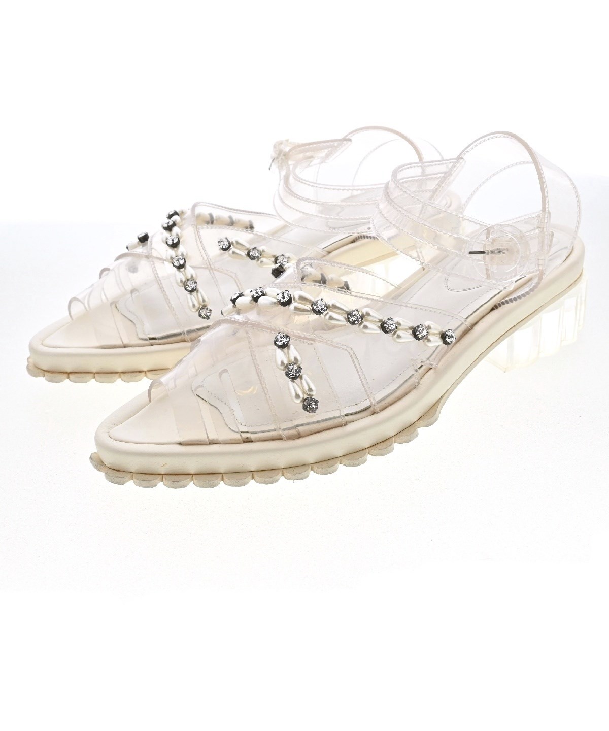 Cloth sandal Simone Rocha Black size 38 EU in Cloth - 24877291