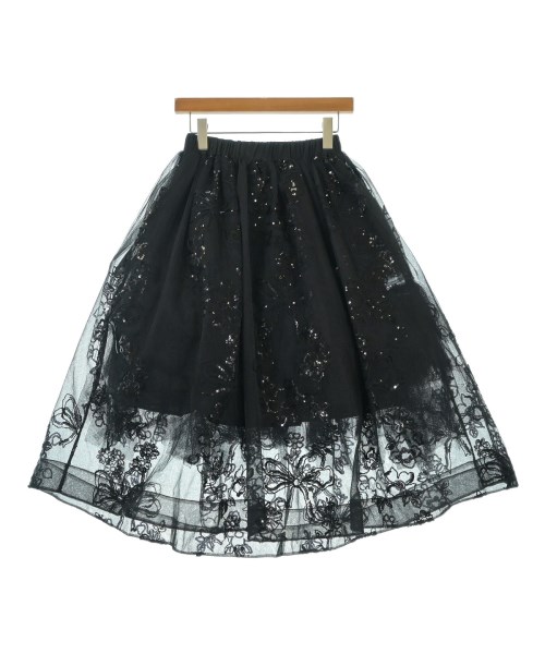 Simone Rocha(シモーネロシャ)ロング・マキシ丈スカート 黒 サイズ:6(XS位)/2200643620087