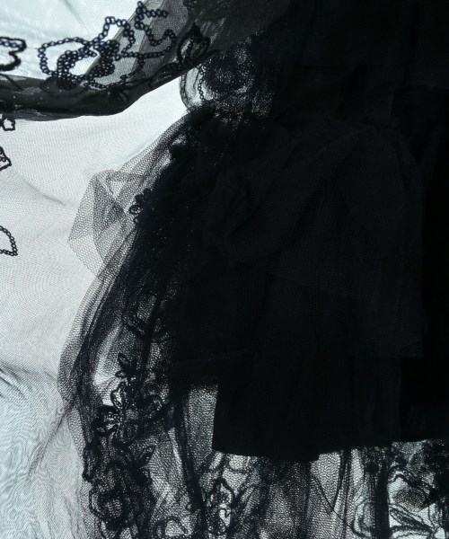 Simone Rocha（シモーネロシャ）ロング・マキシ丈スカート 黒 サイズ:6(XS位) レディース/2200643620087