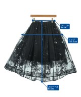 Simone Rocha（シモーネロシャ）ロング・マキシ丈スカート 黒 サイズ:6(XS位) レディース/2200643620087